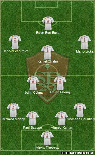 Stade Brestois 29 Formation 2012