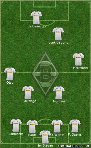 Borussia Mönchengladbach Formation 2012