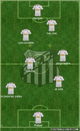 Santos FC Formation 2012