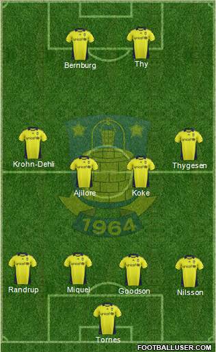 Brøndbyernes Idrætsforening Formation 2012