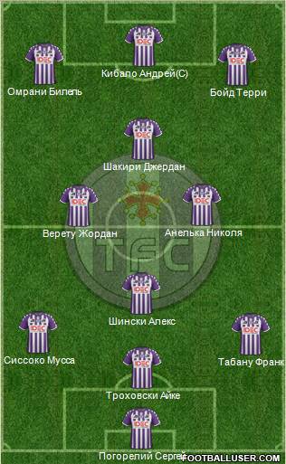 Toulouse Football Club Formation 2012