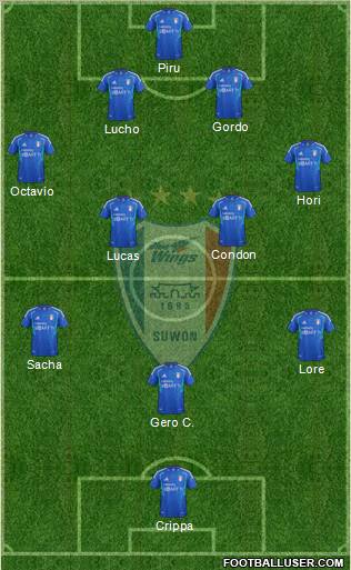 Suwon Samsung Blue Wings Formation 2012