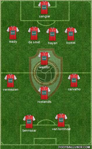 R Antwerp FC Formation 2012