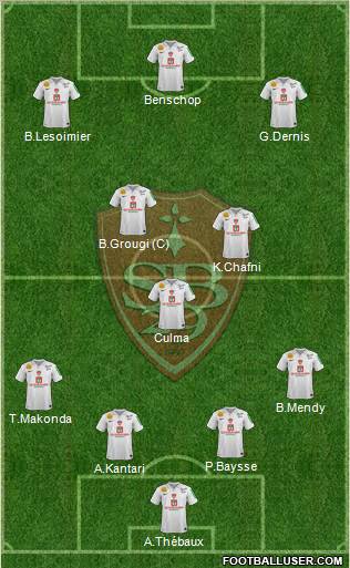 Stade Brestois 29 Formation 2012