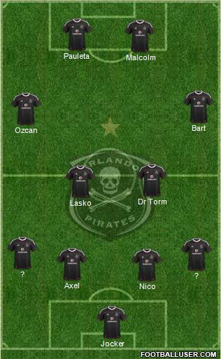 Orlando Pirates Formation 2012