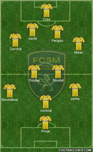 FC Sochaux-Montbéliard Formation 2012