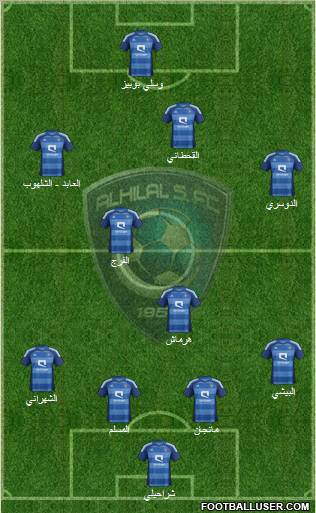 Al-Hilal (KSA) Formation 2012