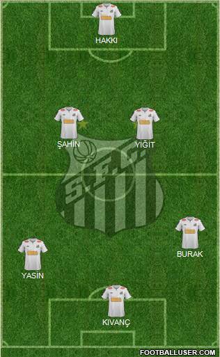 Santos FC Formation 2012