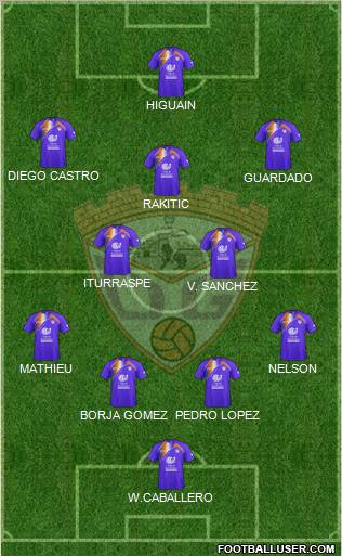 C.D. Guadalajara Formation 2012