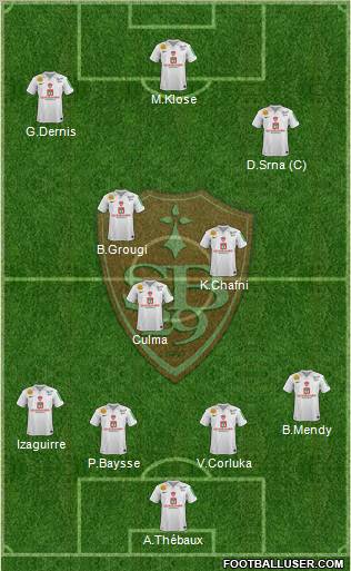 Stade Brestois 29 Formation 2012