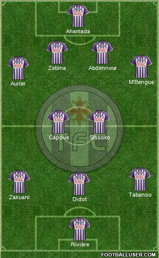 Toulouse Football Club Formation 2012