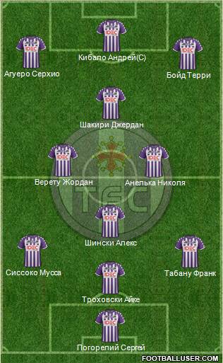 Toulouse Football Club Formation 2012