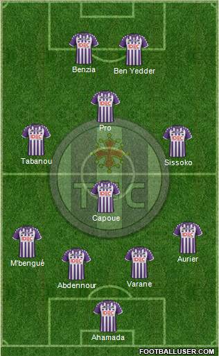 Toulouse Football Club Formation 2012