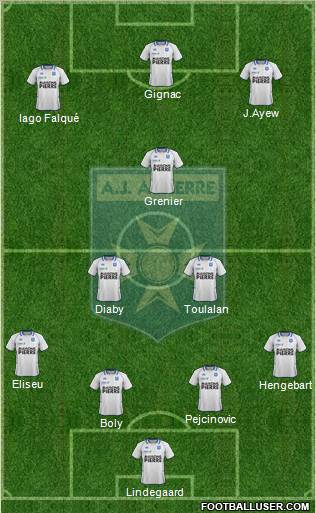 A.J. Auxerre Formation 2012