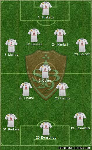 Stade Brestois 29 Formation 2012