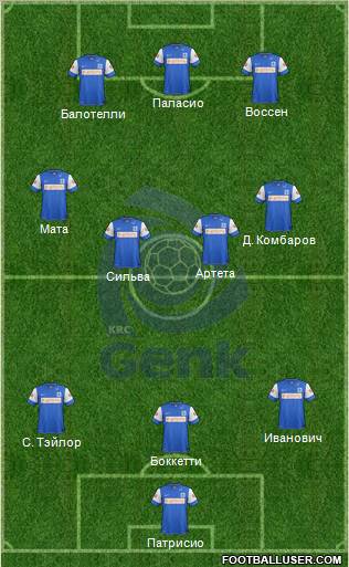 K Racing Club Genk Formation 2012