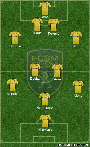 FC Sochaux-Montbéliard Formation 2012