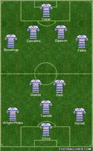 Queens Park Rangers Formation 2012