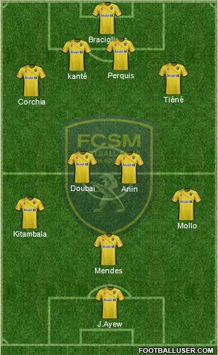 FC Sochaux-Montbéliard Formation 2012