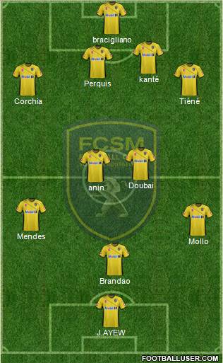 FC Sochaux-Montbéliard Formation 2012