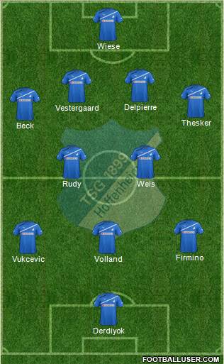 TSG 1899 Hoffenheim Formation 2012