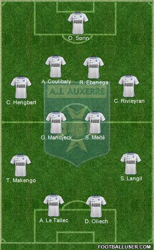 A.J. Auxerre Formation 2012