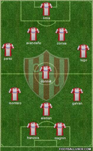 Unión de Santa Fe Formation 2012