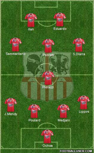 Athletic Club Ajaccien Football Formation 2012