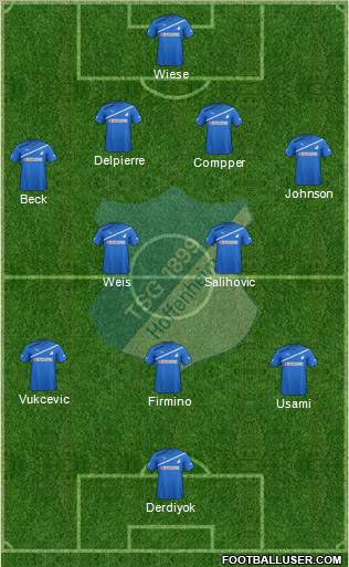 TSG 1899 Hoffenheim Formation 2012