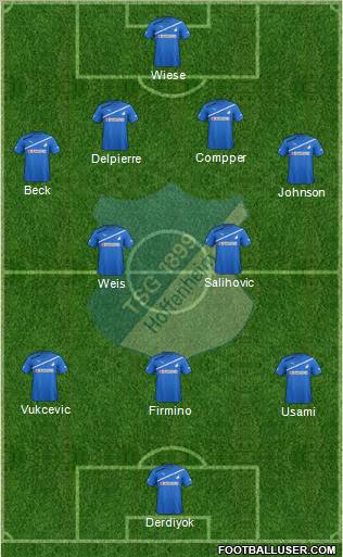 TSG 1899 Hoffenheim Formation 2012