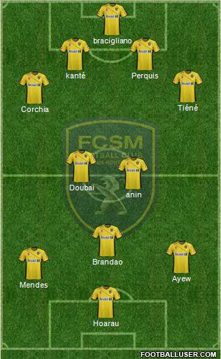 FC Sochaux-Montbéliard Formation 2012