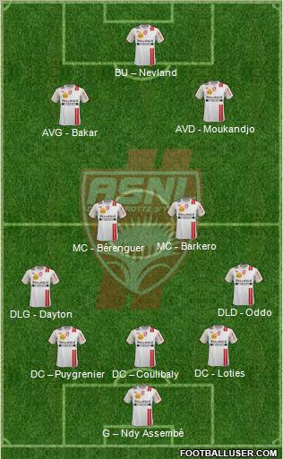 A.S. Nancy Lorraine Formation 2012