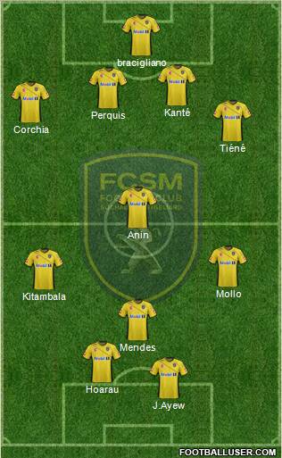 FC Sochaux-Montbéliard Formation 2012