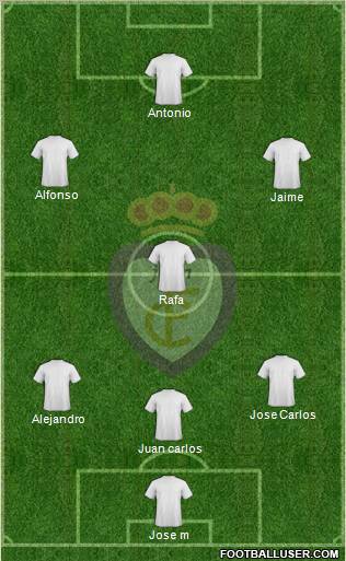 Real Jaén C.F. Formation 2012