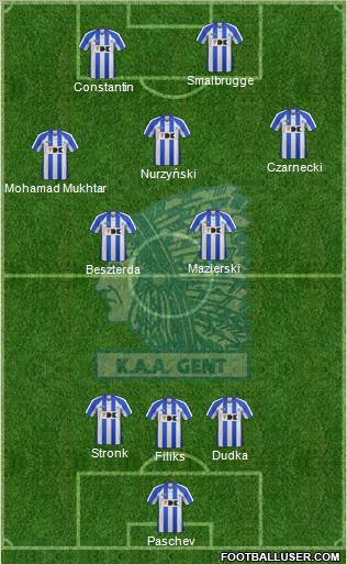 KAA Gent Formation 2012