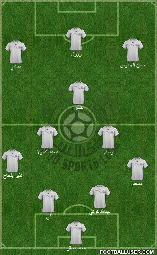 Al-Sadd Sports Club Formation 2012