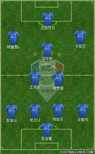 Suwon Samsung Blue Wings Formation 2012