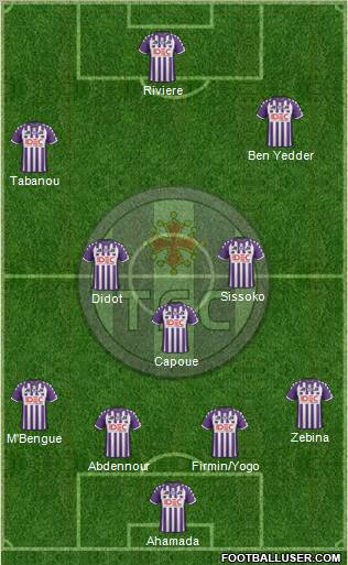 Toulouse Football Club Formation 2012