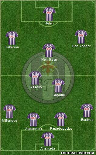 Toulouse Football Club Formation 2012