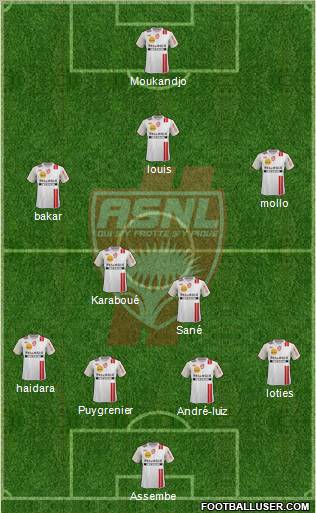 A.S. Nancy Lorraine Formation 2012