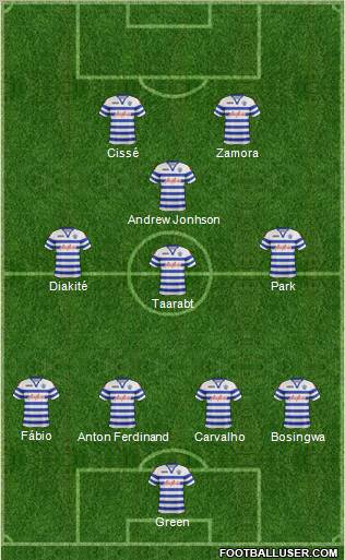 Queens Park Rangers Formation 2012