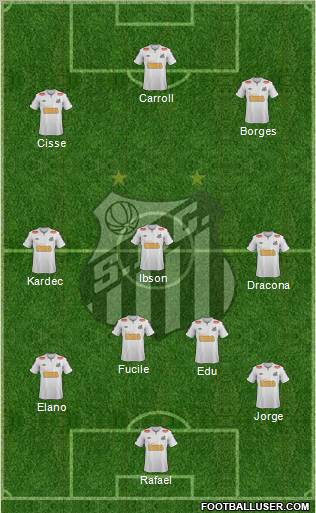 Santos FC Formation 2012