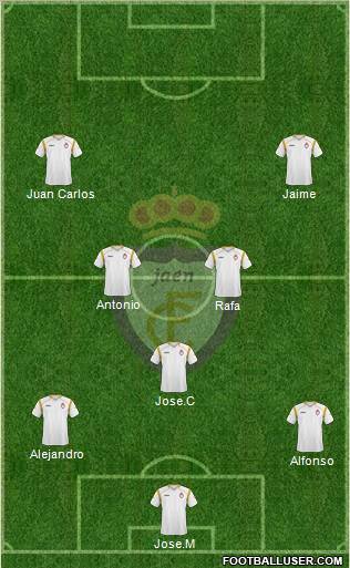 Real Jaén C.F. Formation 2012