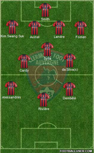 Clermont Foot Auvergne 63 Formation 2012