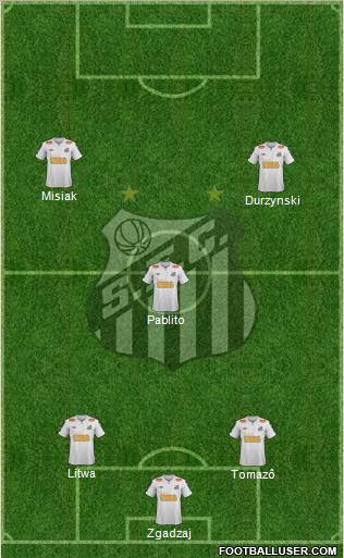 Santos FC Formation 2012