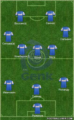 K Racing Club Genk Formation 2012