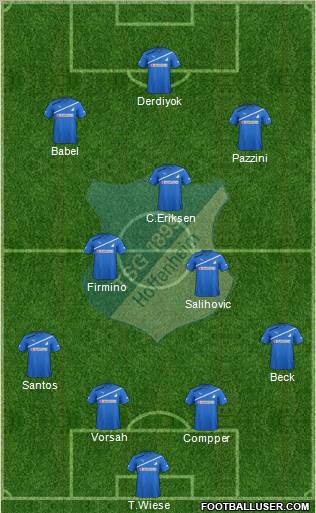 TSG 1899 Hoffenheim Formation 2012