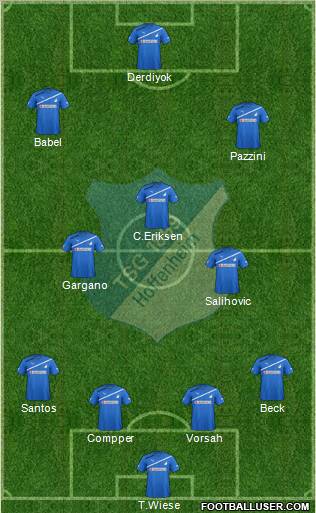 TSG 1899 Hoffenheim Formation 2012