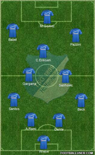 TSG 1899 Hoffenheim Formation 2012