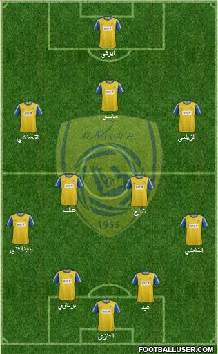 Al-Nassr (KSA) Formation 2012